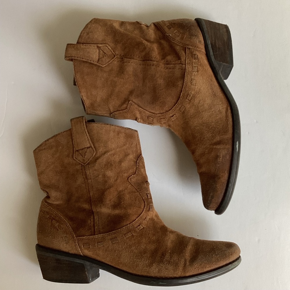 Franco Sarto Suede Boot Size 7